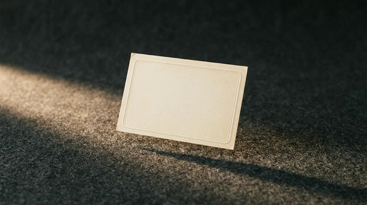 Card branco minimalista representando ficha estruturada de BlogPosting